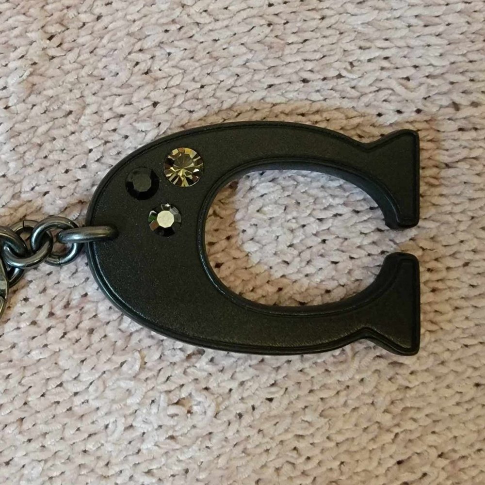 Coach C Keychain/bag charm